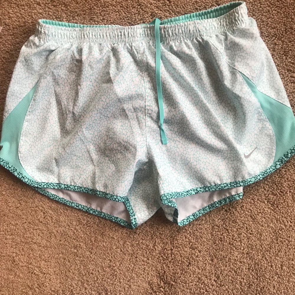 Teal blue Nike shorts